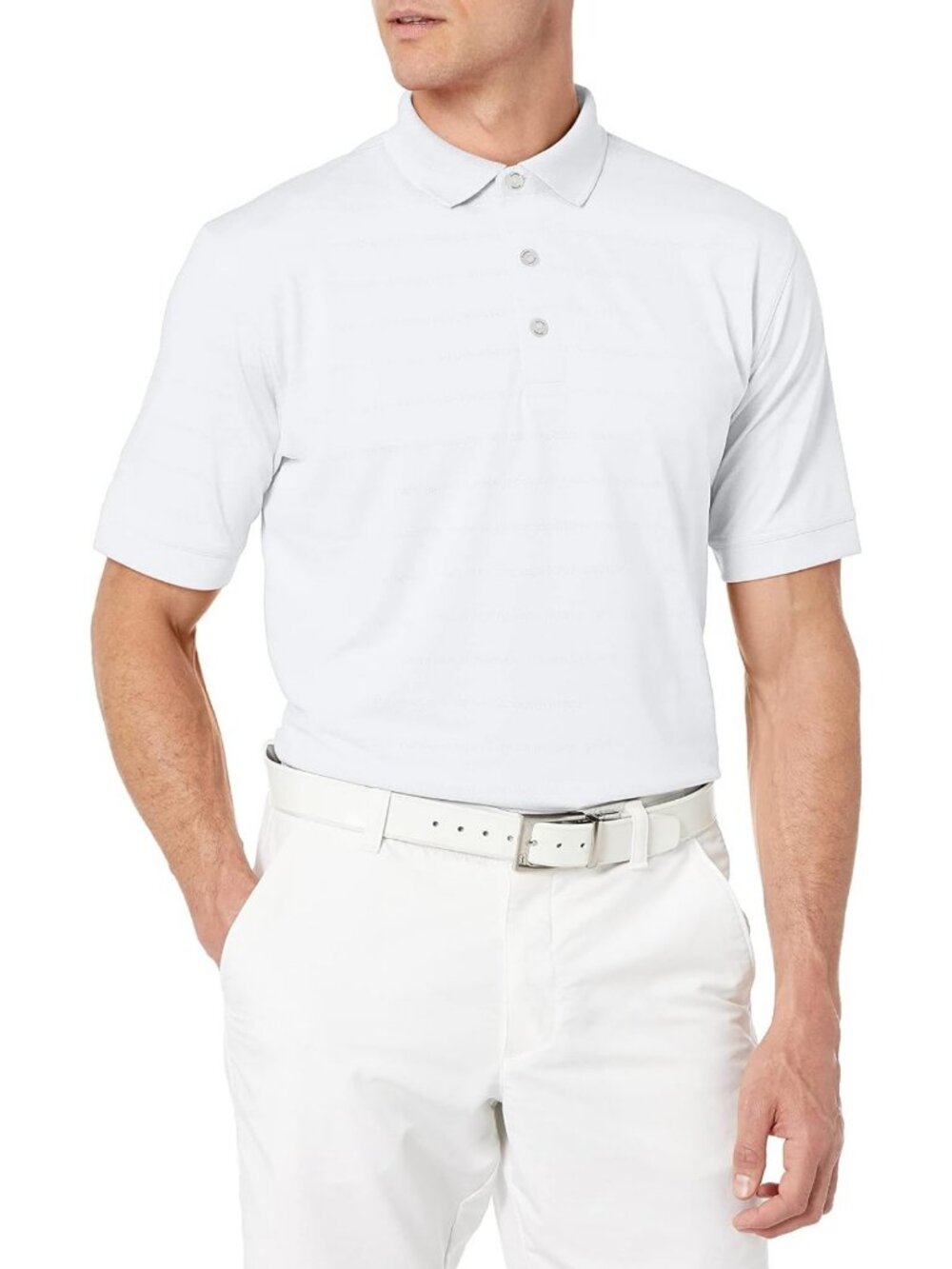 Men's Short Sleeve Golf Polo Shirt - Moisture-Wicking, Breathable, Comfortable